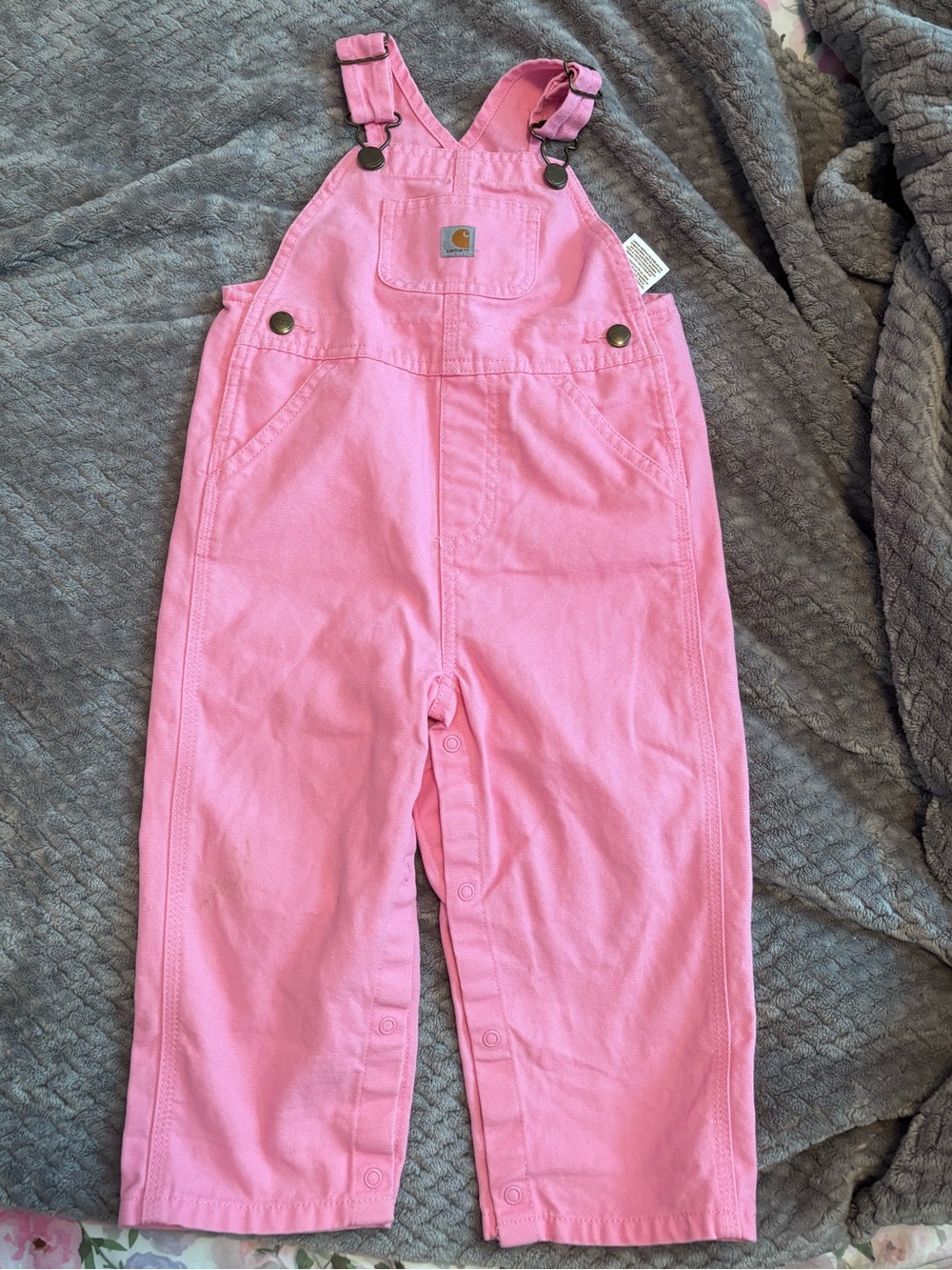Carhartt Pink Toddler Overalls. 24 Months.